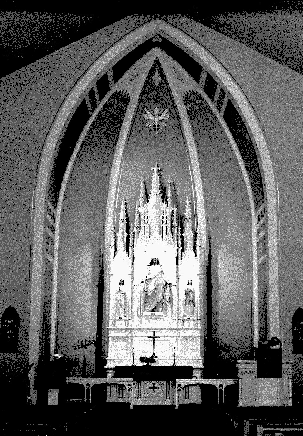 1967 - The Interior of the Old Church at the Centennial 1967 - The Interior of the Old Church at the Centennial